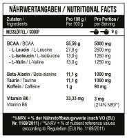 BCAA Energy 315g Peach ice tea