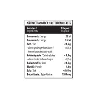 Beta Alanine 1200 mg 120 Kapseln