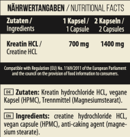 Creatine HCL 300 Kaps