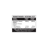 Magnesium L-Threonate 1000 mg 60 Kapseln