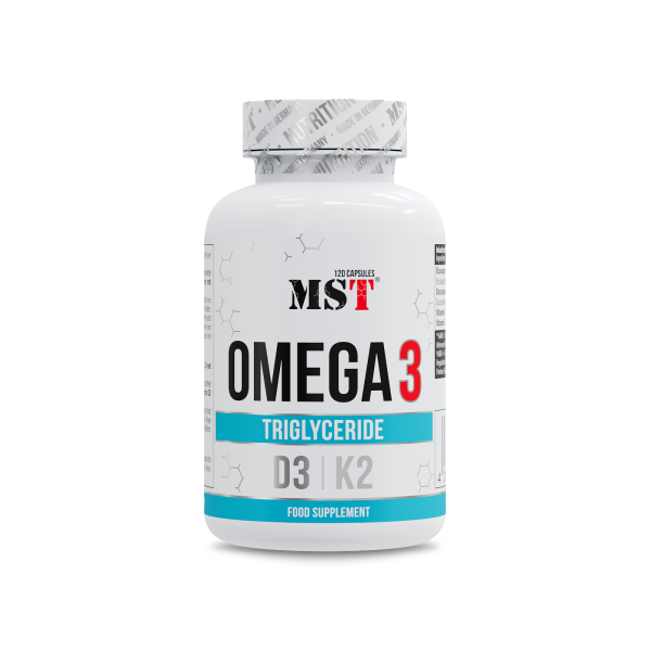 Omega 3 Triglyceride D3 + K2 120 softgels