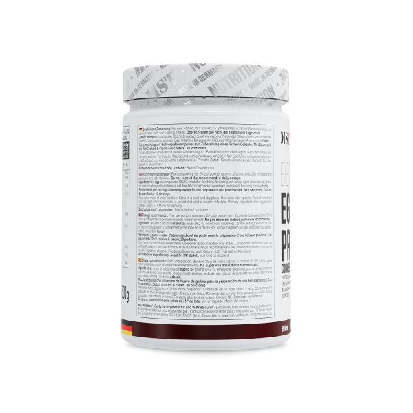 Protein EGG White 500g Cookies and cream